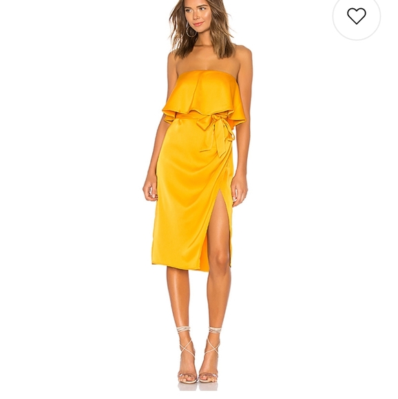 Lovers + Friends Dresses & Skirts - Revolve Lovers + Friends Small Marigold Midi Dress